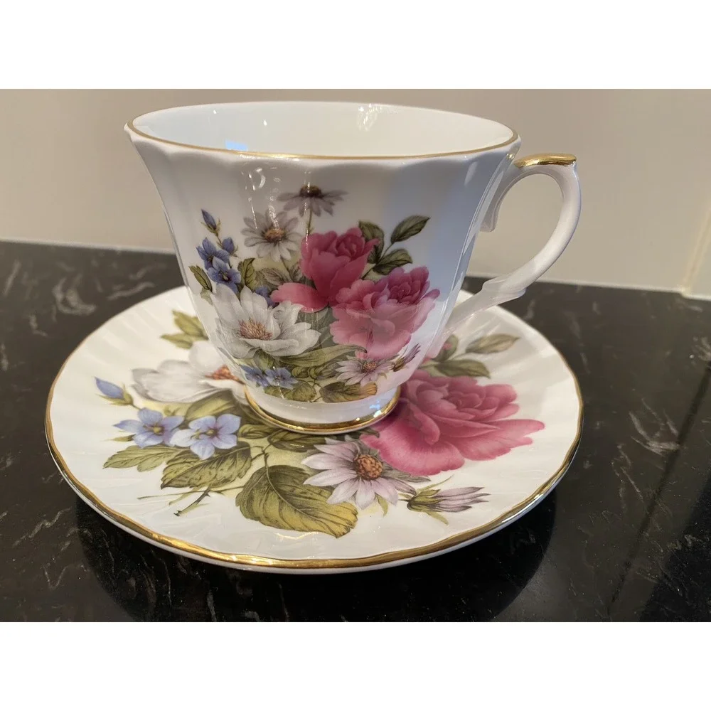 Vintage DUCHESS Cups & Saucers Set Of 2